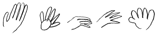 Pictures of Pooly Drawn Hands